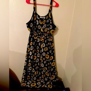 Plus Size Sunflower Dress